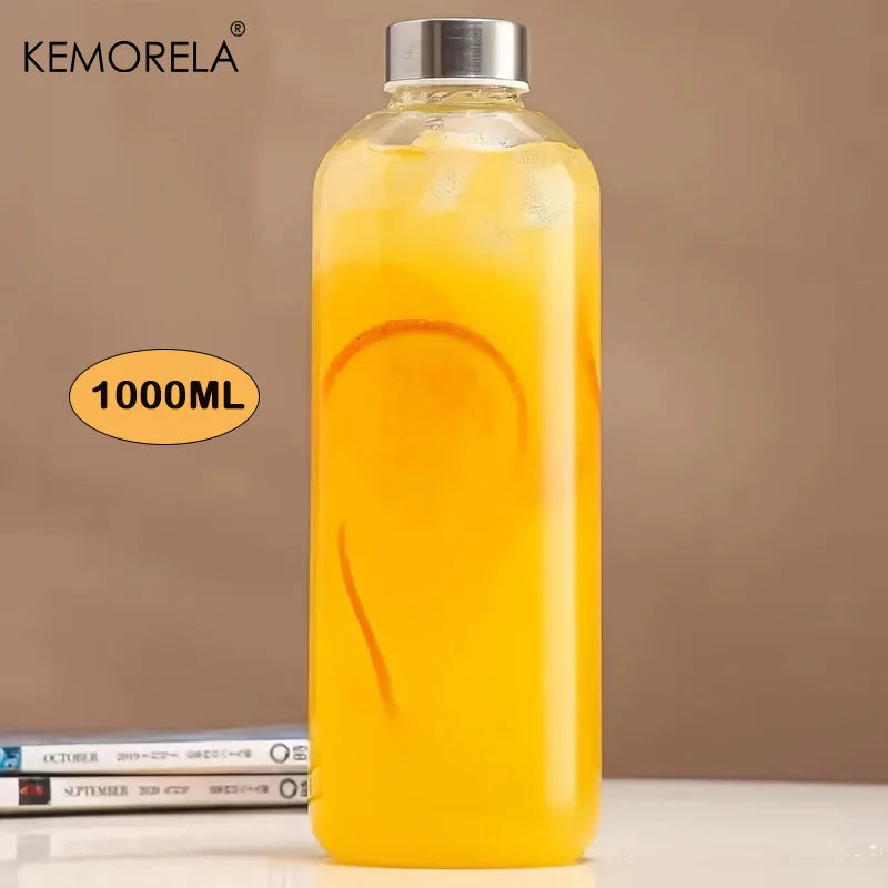 Glass Water Bottle