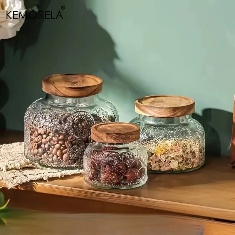 Embossed Pantry Jar