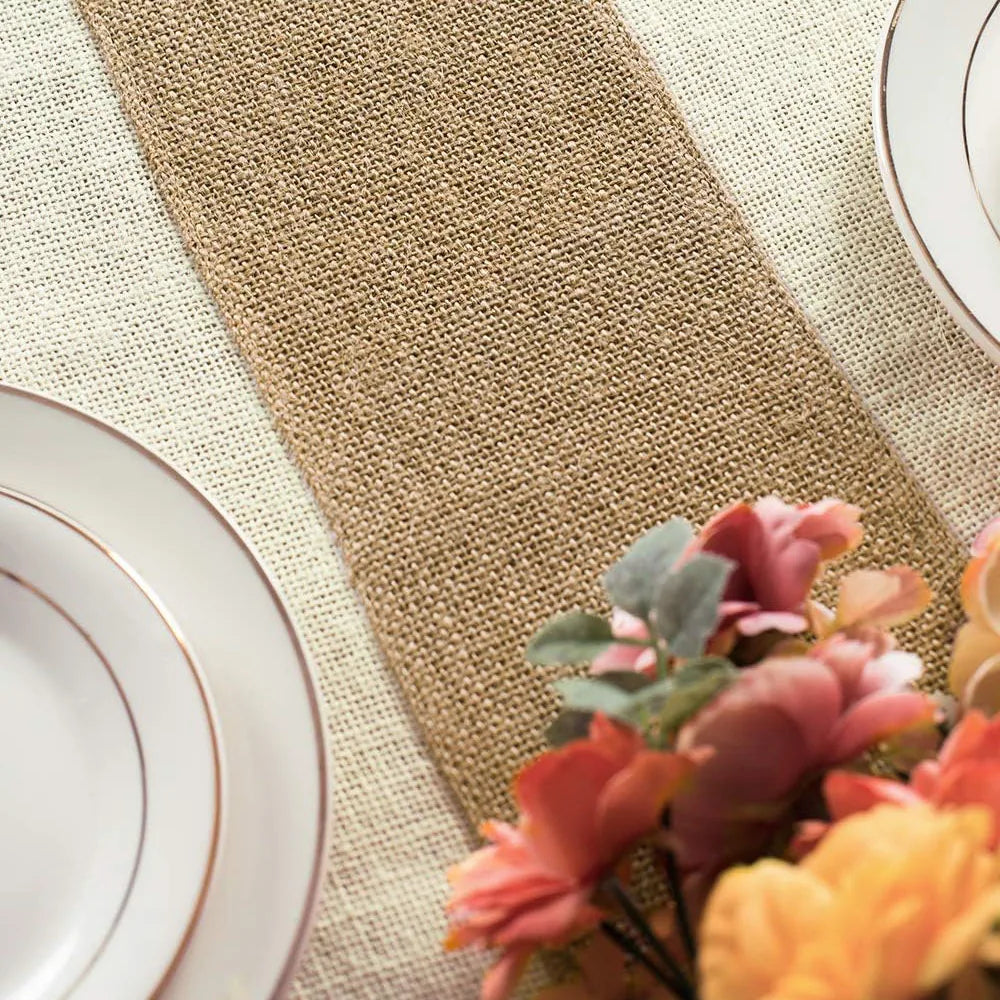 Farmhouse Burlap Table Runner
