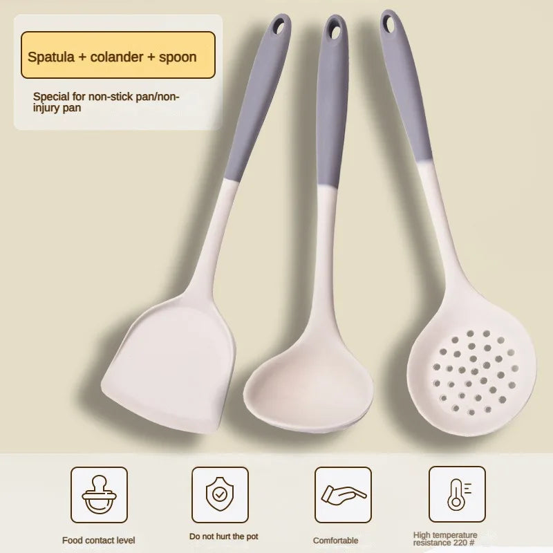Silicone Spatula & Soup Spoon Set