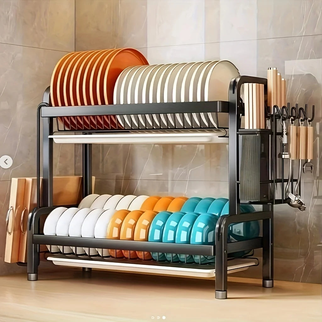 3-Tier Steel Kitchen Rack