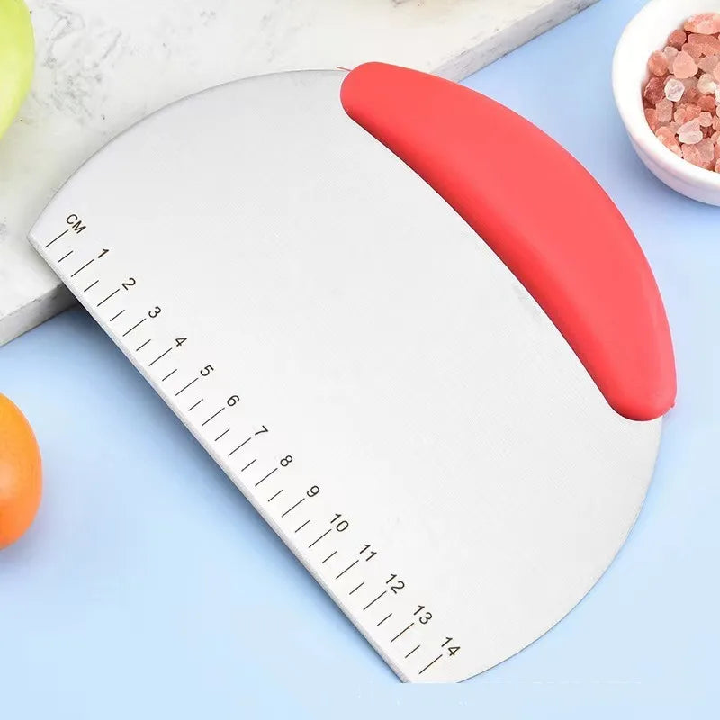 Stainless Steel Dough Cutter with Scale