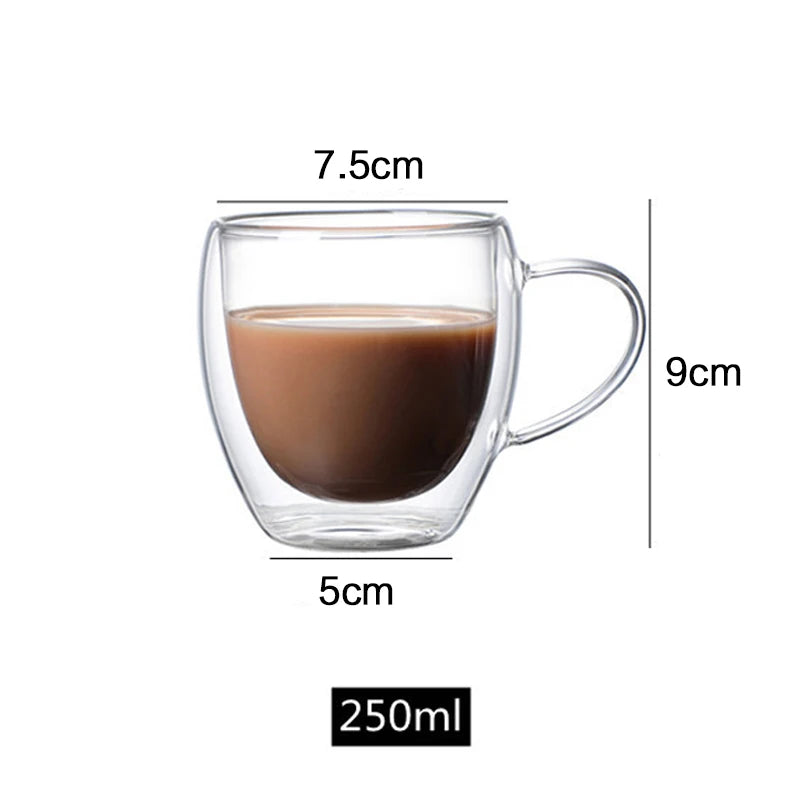 Borosilicate Coffee Mug Set