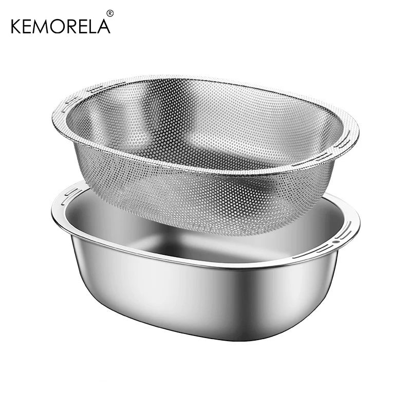 Stainless Steel Colander & Mixing Bowl Set