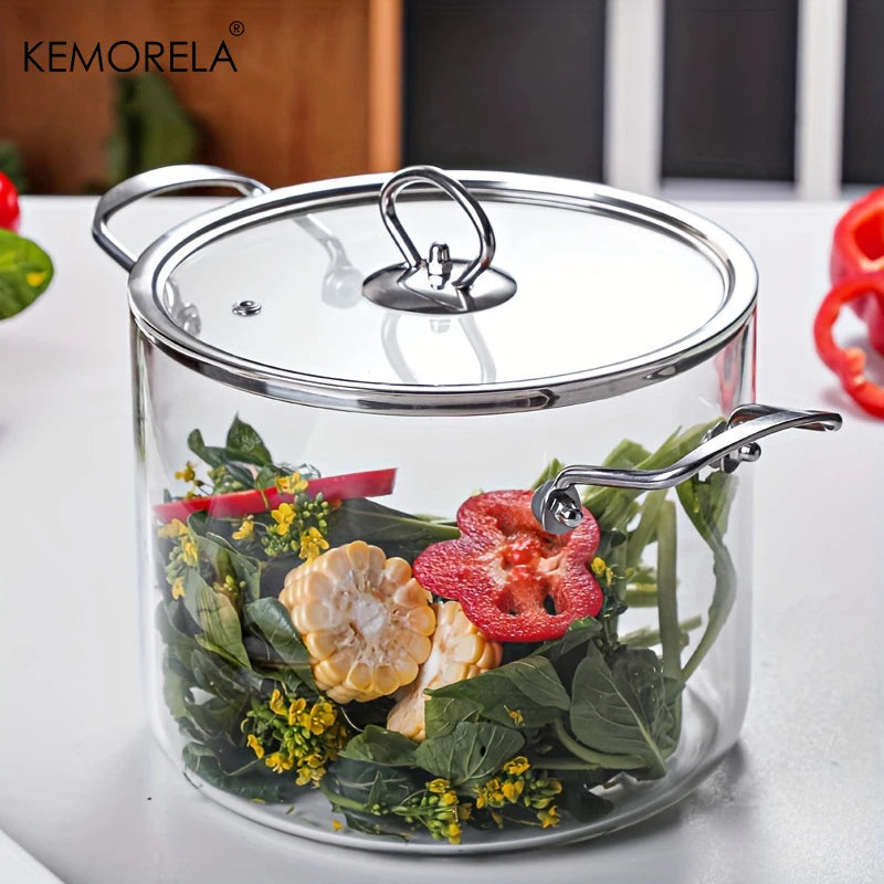 Glass Cooking Pot