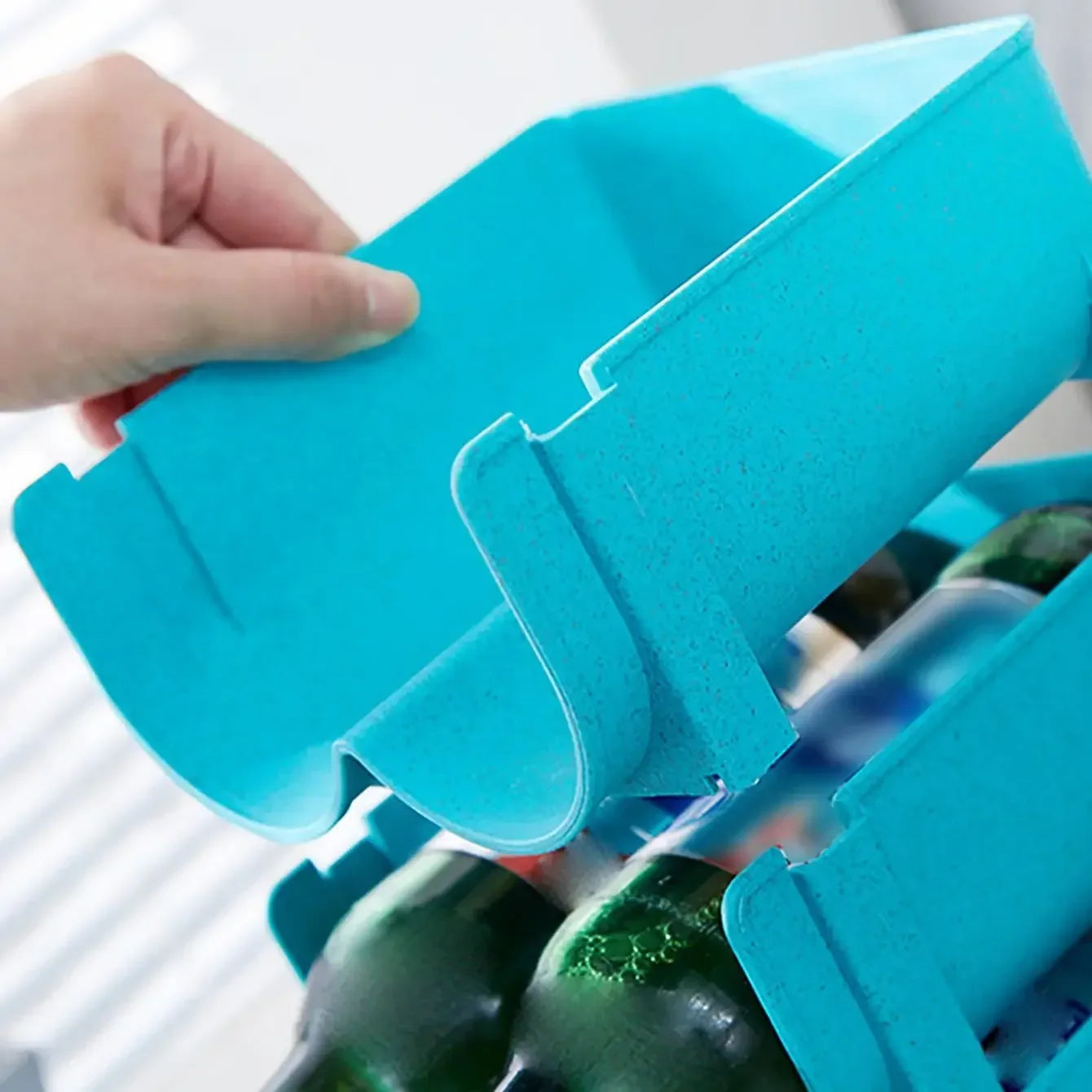 Fridge Organizer Rack – Can & Bottle Holder