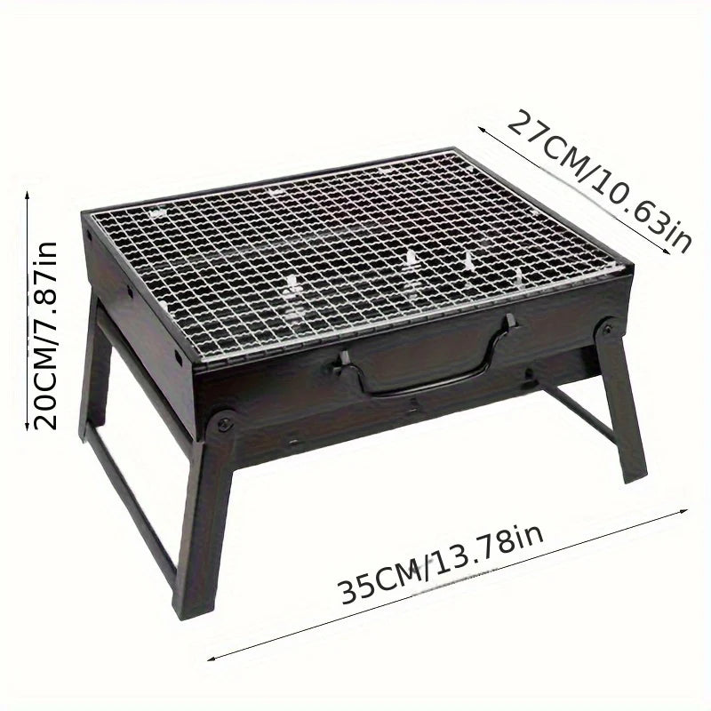 Portable Folding Charcoal BBQ Grill