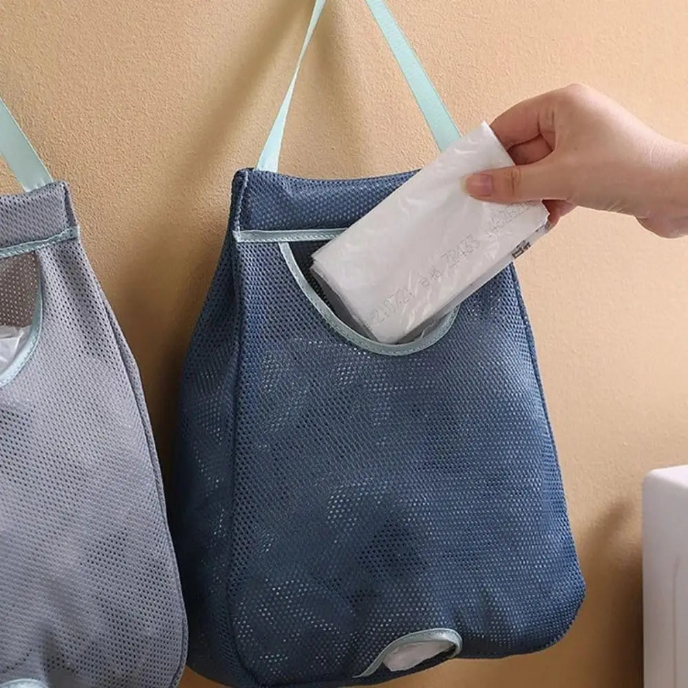 Mesh Plastic Bag Holder & Dispenser