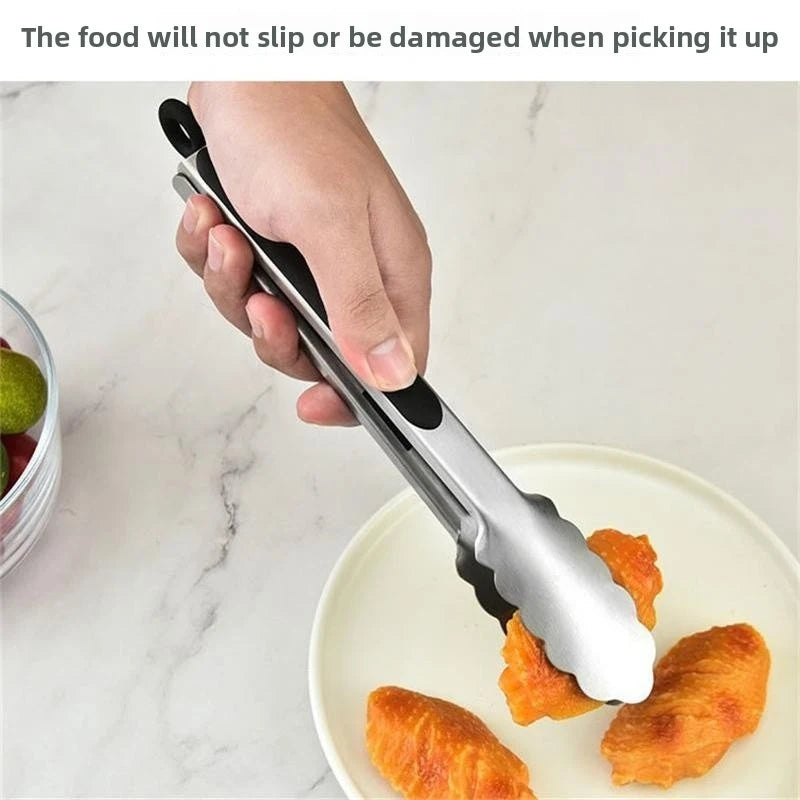Stainless Steel BBQ Food Tongs