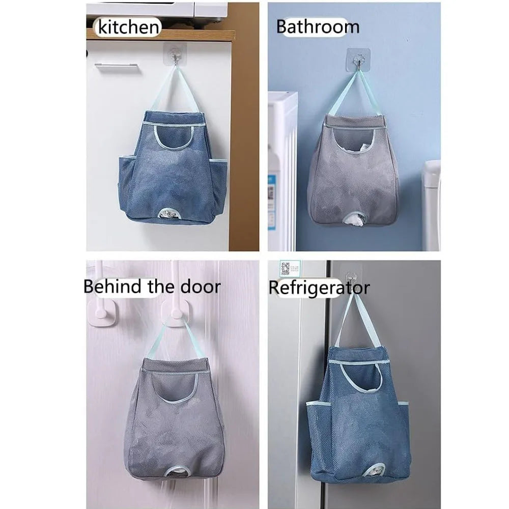 Mesh Plastic Bag Holder & Dispenser