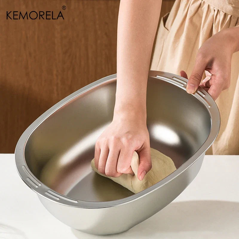 Stainless Steel Colander & Mixing Bowl Set
