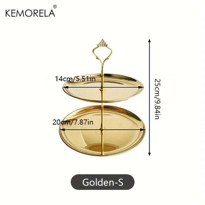 3-Tier Stainless Serving Stand