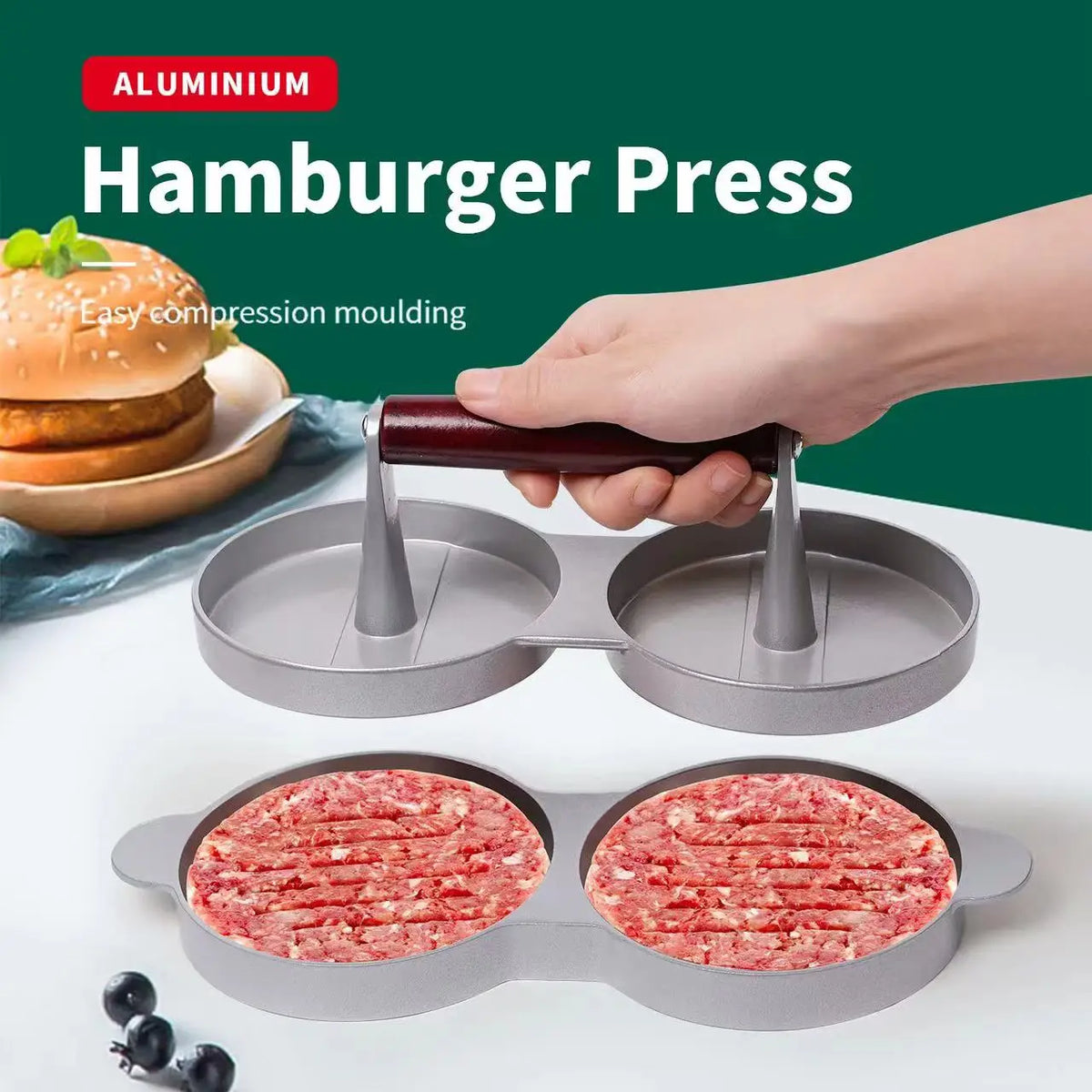 Round Burger Press Patty Maker