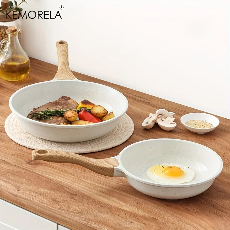 Wood-Grain Frying Pan
