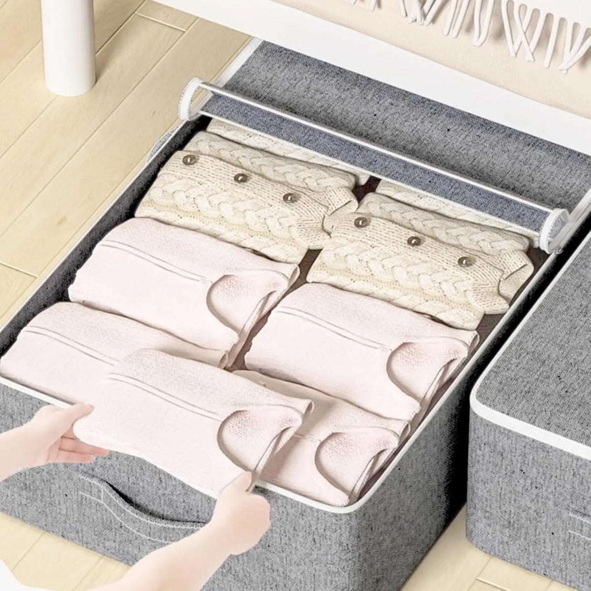 Foldable Under-Bed Storage Bin