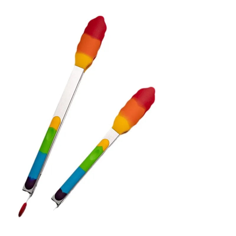 Heat-Resistant Silicone Food Tongs