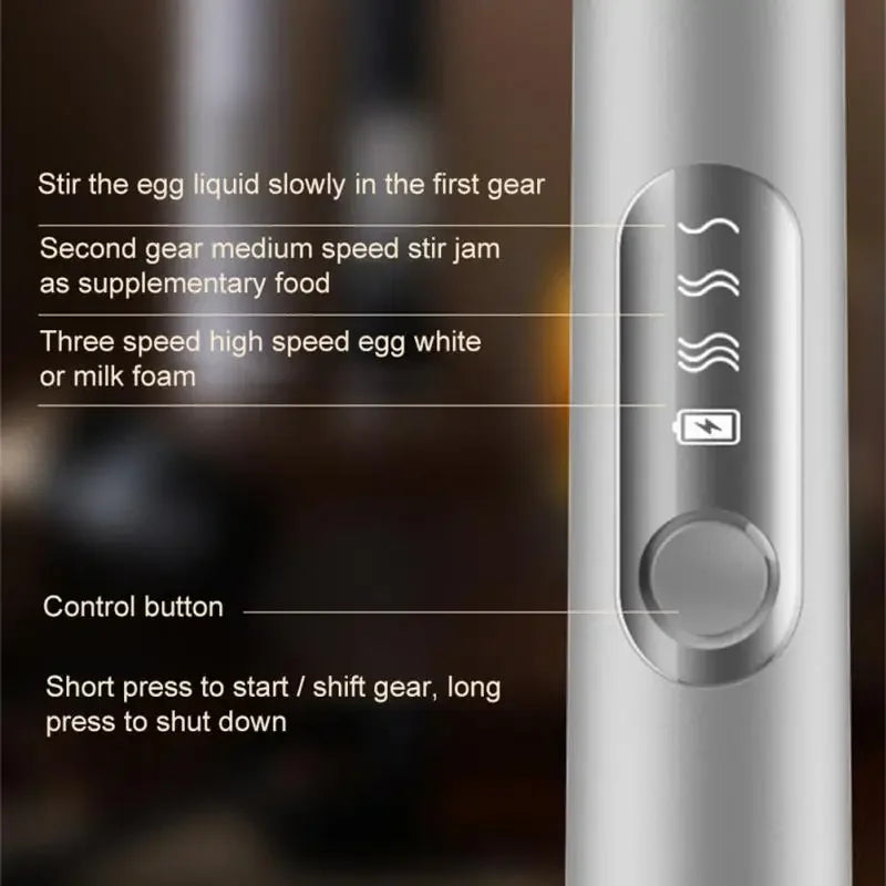 USB Rechargeable Electric Milk Frother