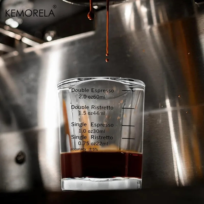 Square Glass Espresso Measuring Cup (60ml)