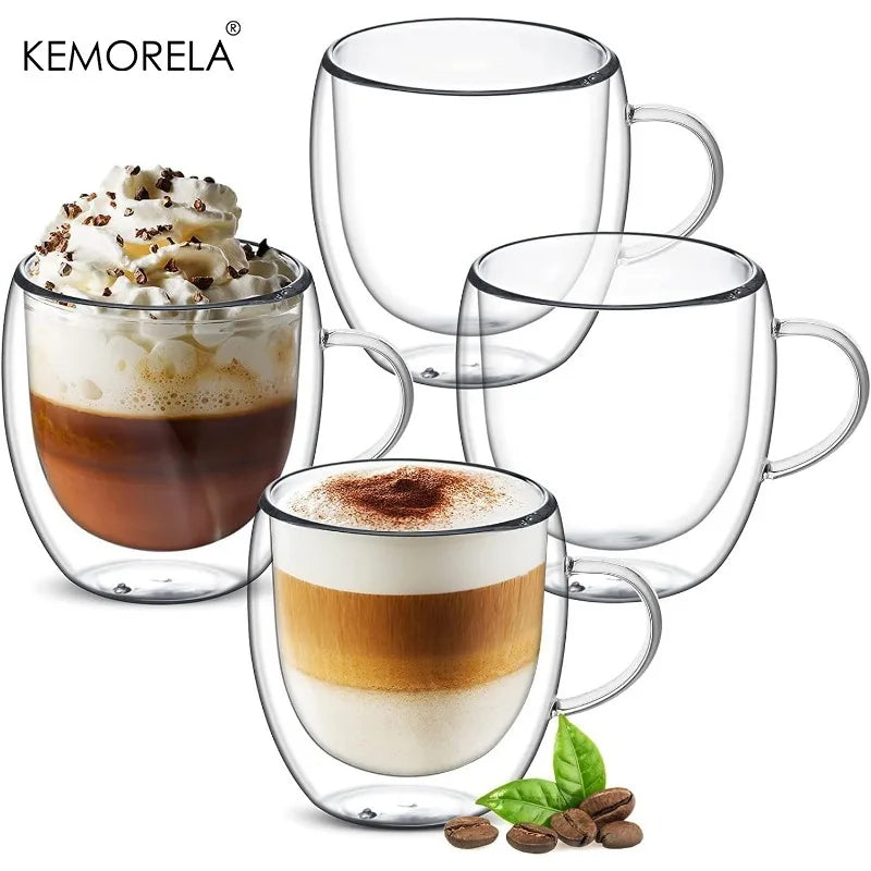 Borosilicate Coffee Mug Set
