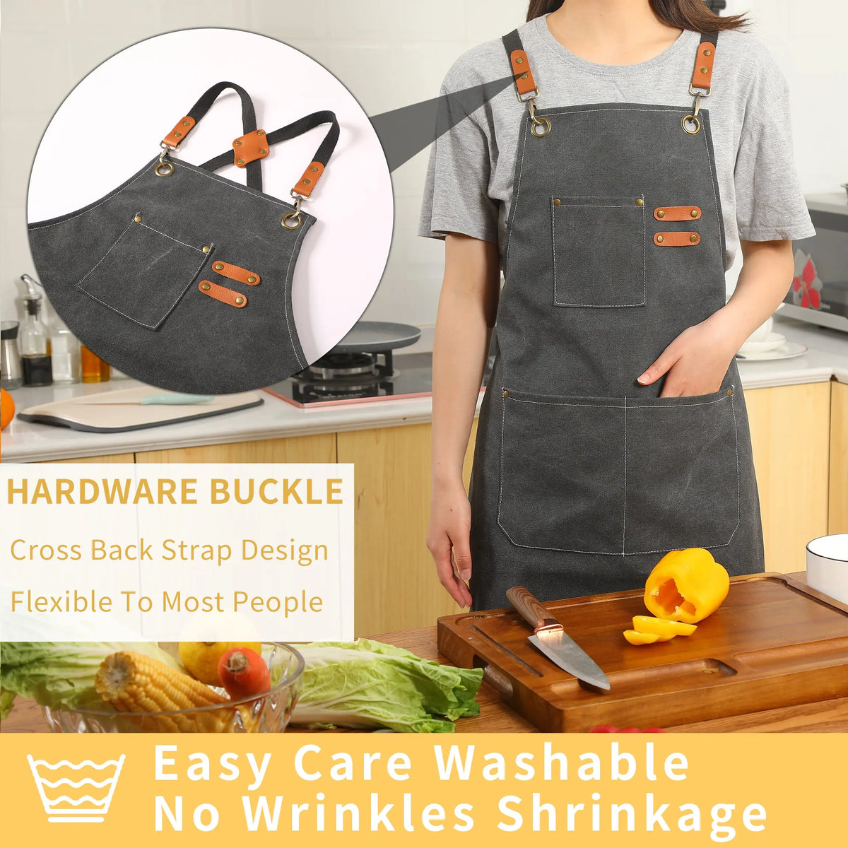 Canvas Kitchen & Work Apron