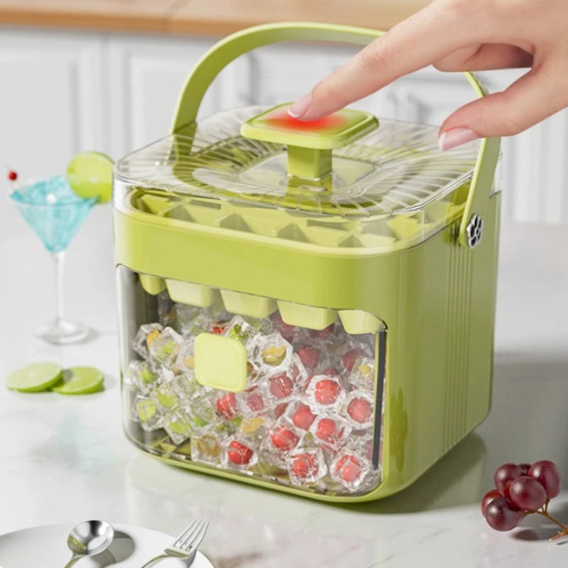 Double-Layer Ice Cube Mold & Bucket