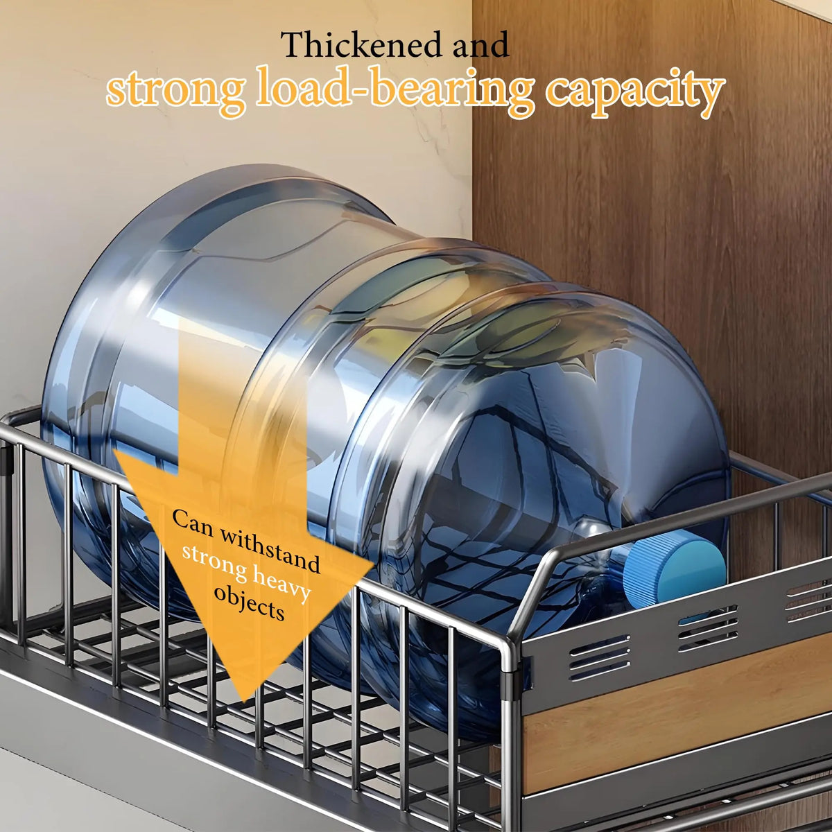 Slide-Out Under Sink Spice Rack