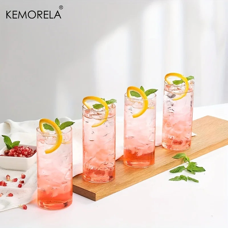 Glass Can Tumbler Set