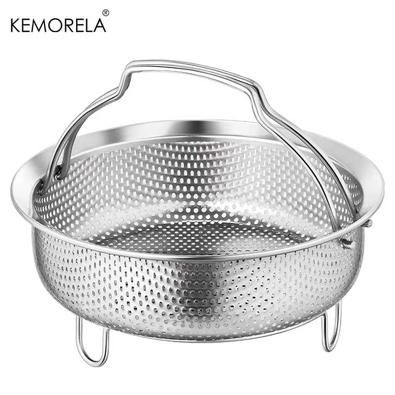 Stainless Steel Colander with Handles & Legs