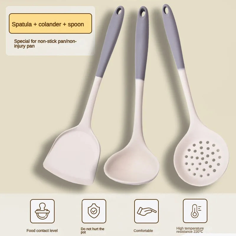 Silicone Spatula & Soup Spoon Set