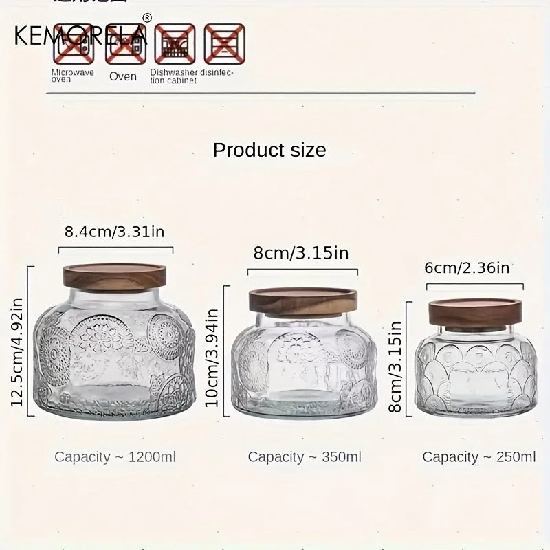 Embossed Pantry Jar