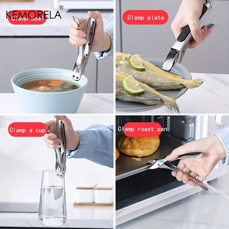 Stainless Steel Oven Rack Puller & Pan Gripper