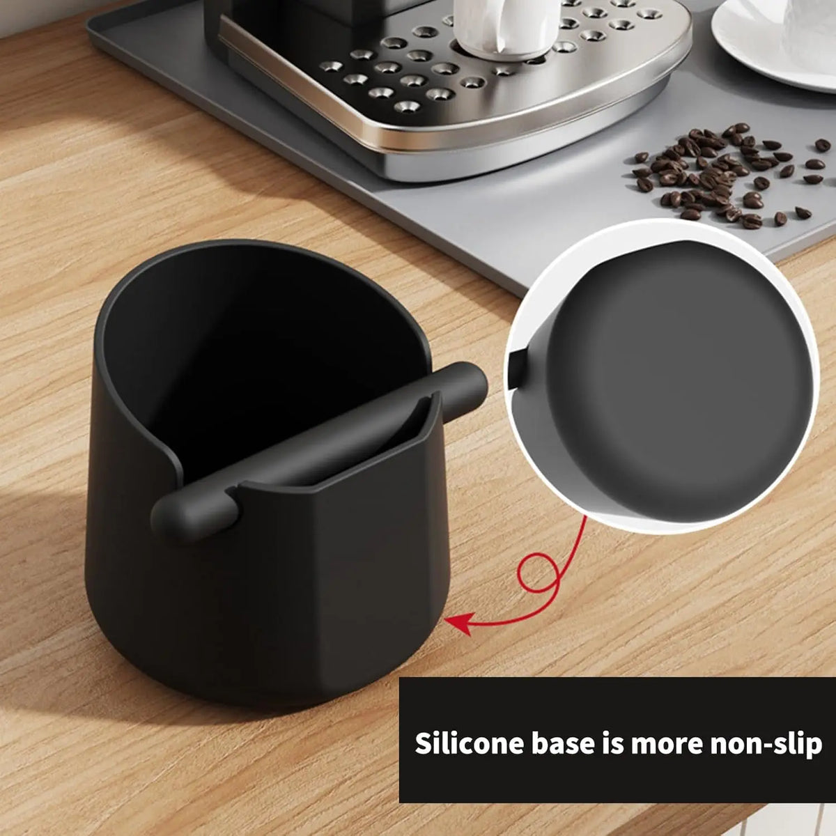 Silicone Espresso Grounds Collection Box