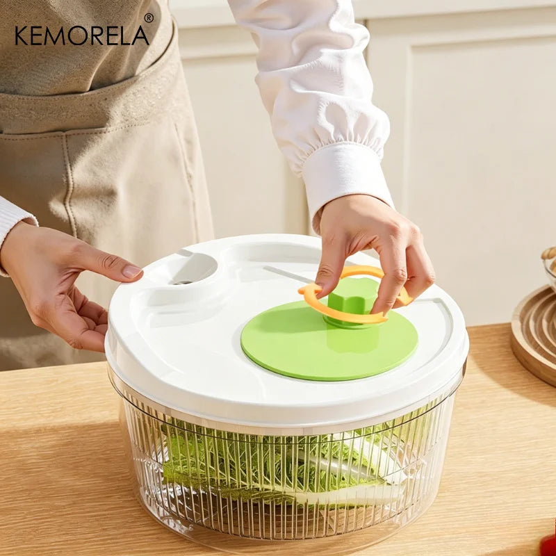 Pull-Handle Salad Spinner