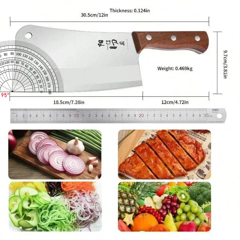 Heavy Stainless Steel Meat Cleaver
