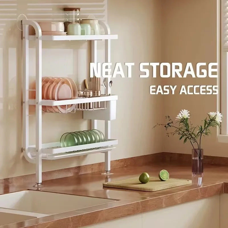 Wall-Mounted Dish Rack