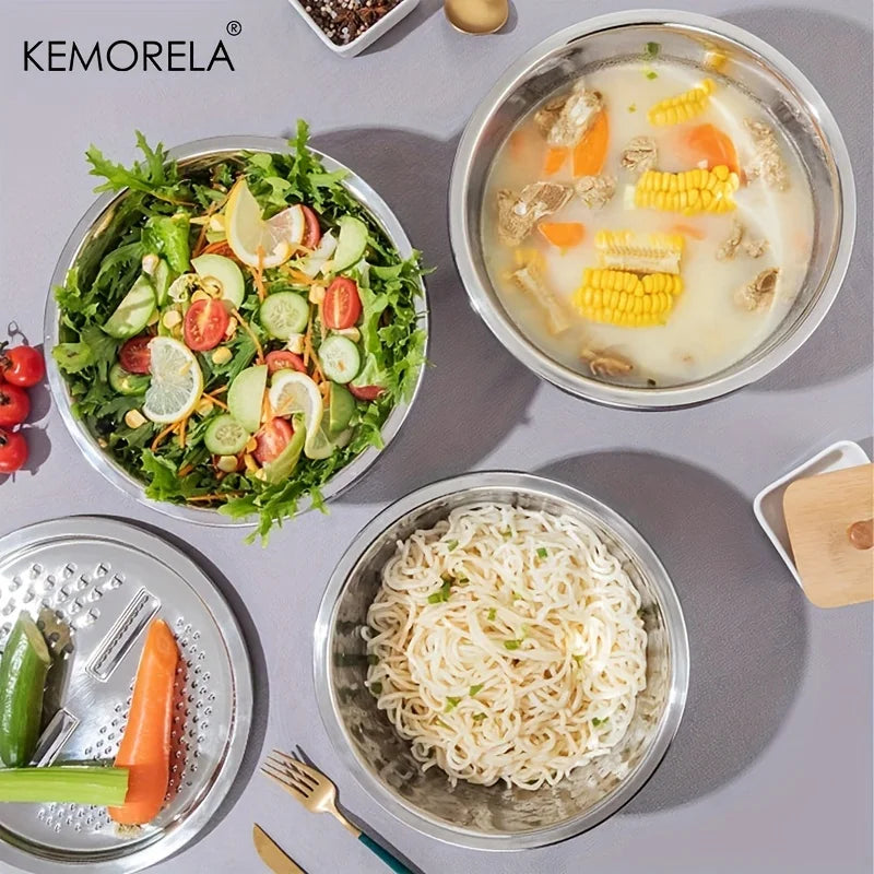 3-in-1 Stainless Mixing Bowl
