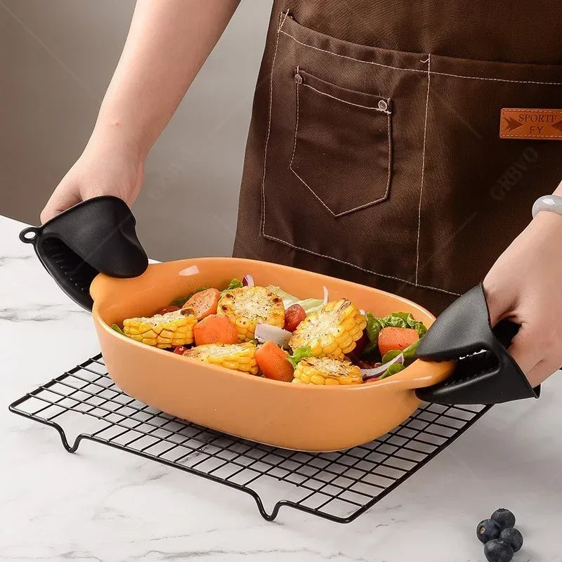 Silicone Oven Mitts (2 pcs)