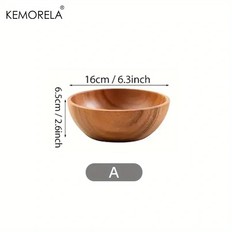Acacia Salad Bowl Set