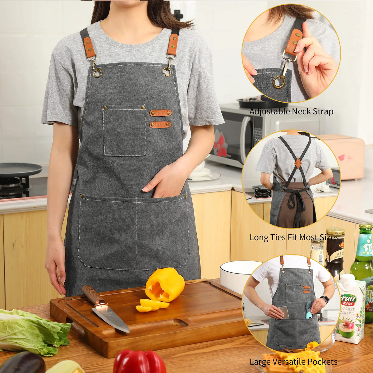 Canvas Kitchen & Work Apron