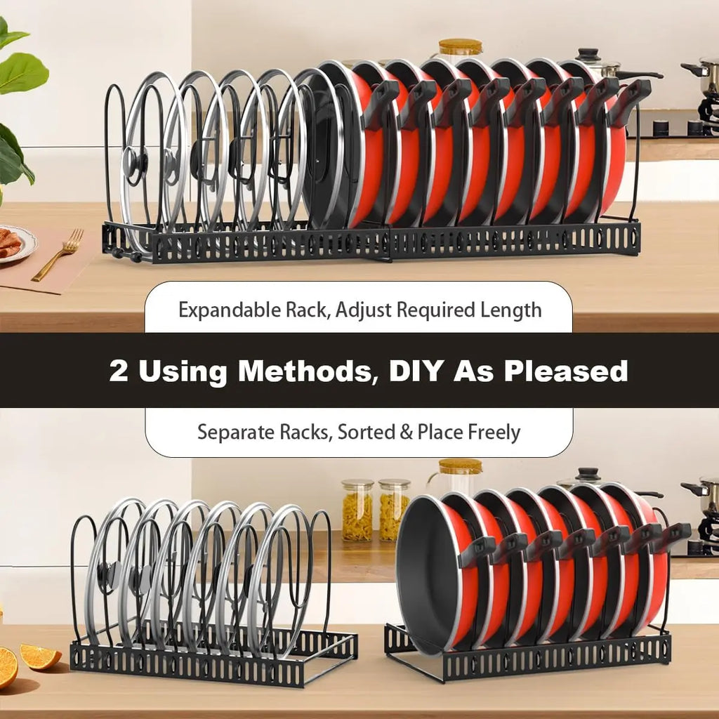 Pot & Pan Organizer Rack