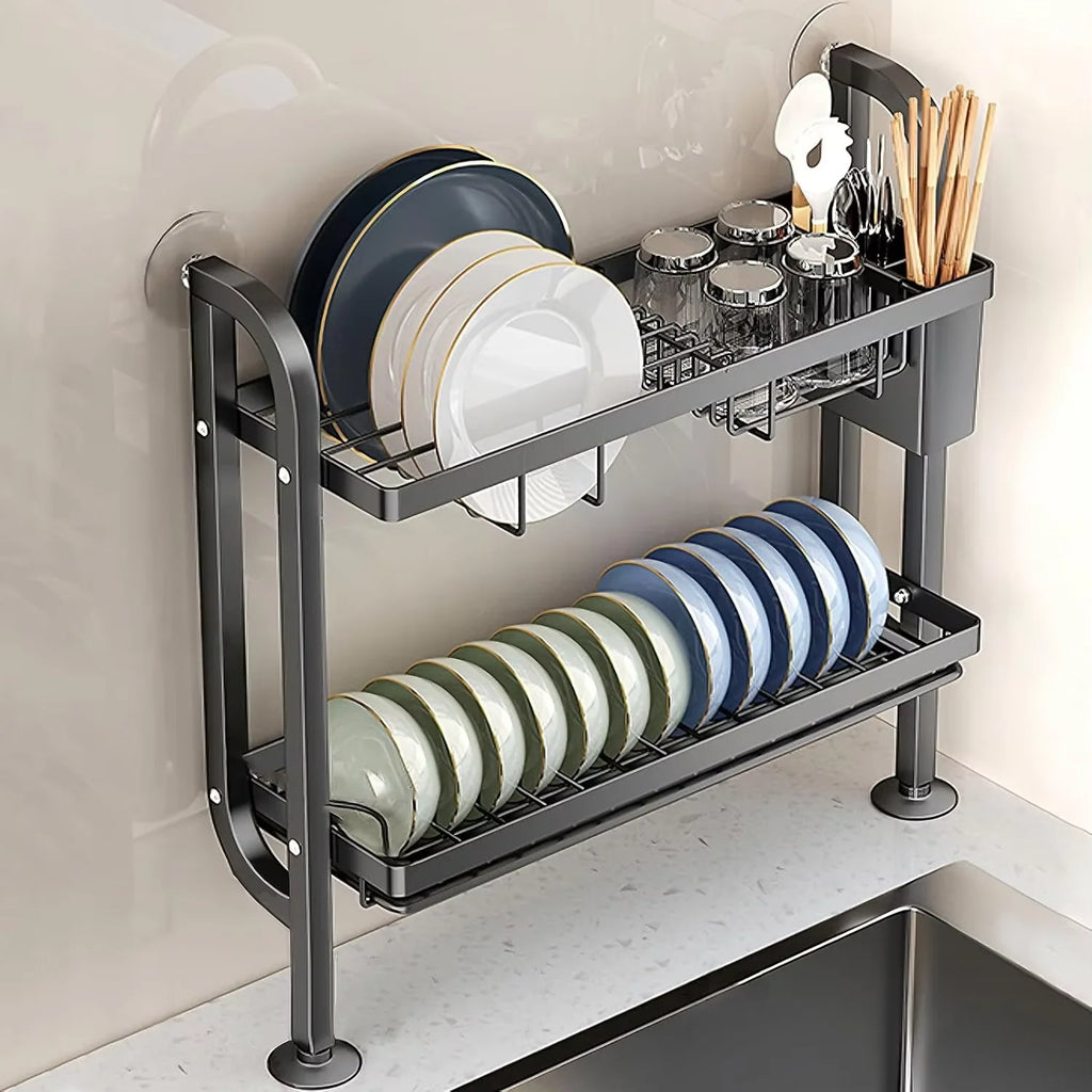 Wall-Mounted Dish Rack