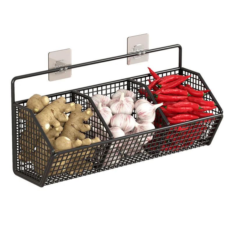 Adhesive Wall Hanging Fruit Basket