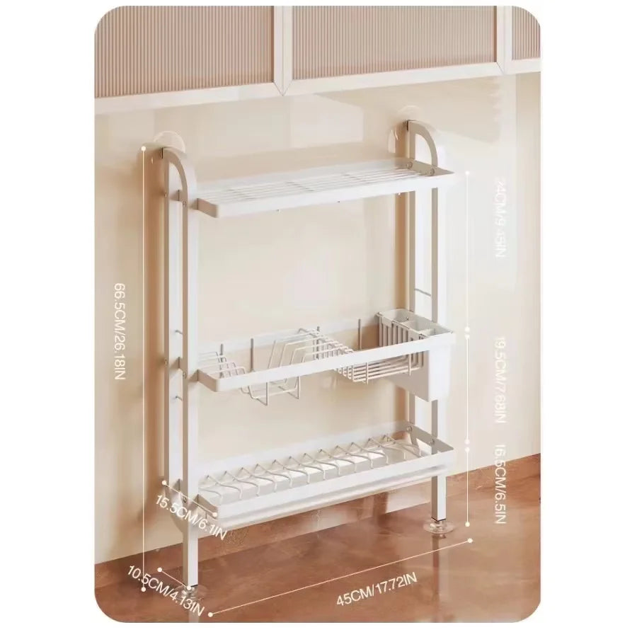 Wall-Mounted Dish Rack
