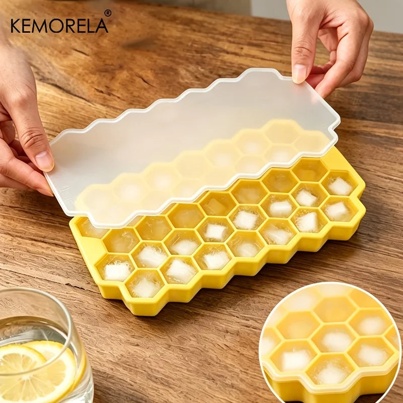 Honeycomb Silicone Ice Cube Tray (37 Cubes)