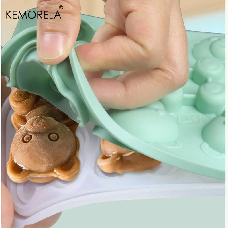 3D Teddy Bear Ice Mold