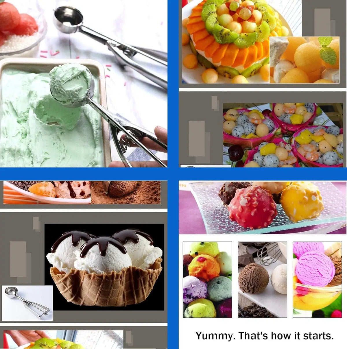 Stainless Steel Cookie & Ice Cream Scoop