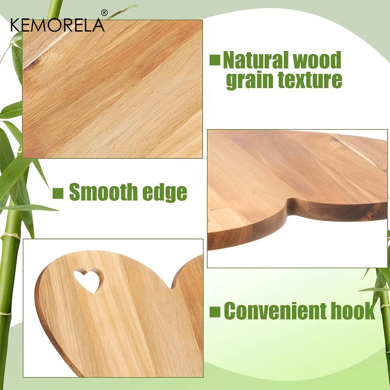 Heart-Shape Wooden Cutting Board