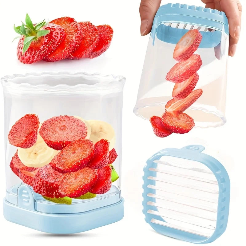 Mandoline Fruit & Vegetable Slicer with Storage Container