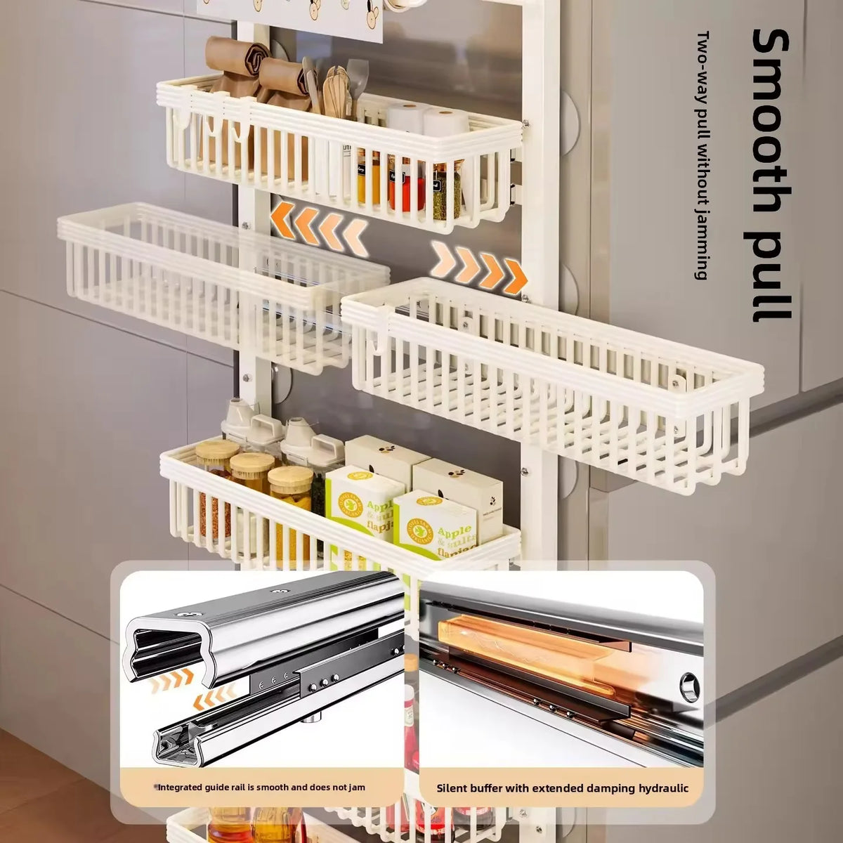 Fridge Gap Storage Rack