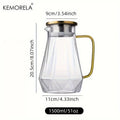Diamond Glass Water Pitcher